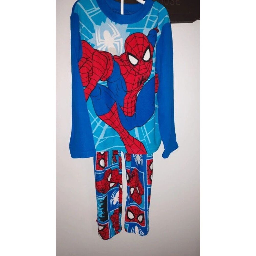Spiderman Fleece Pajama Set Size 10